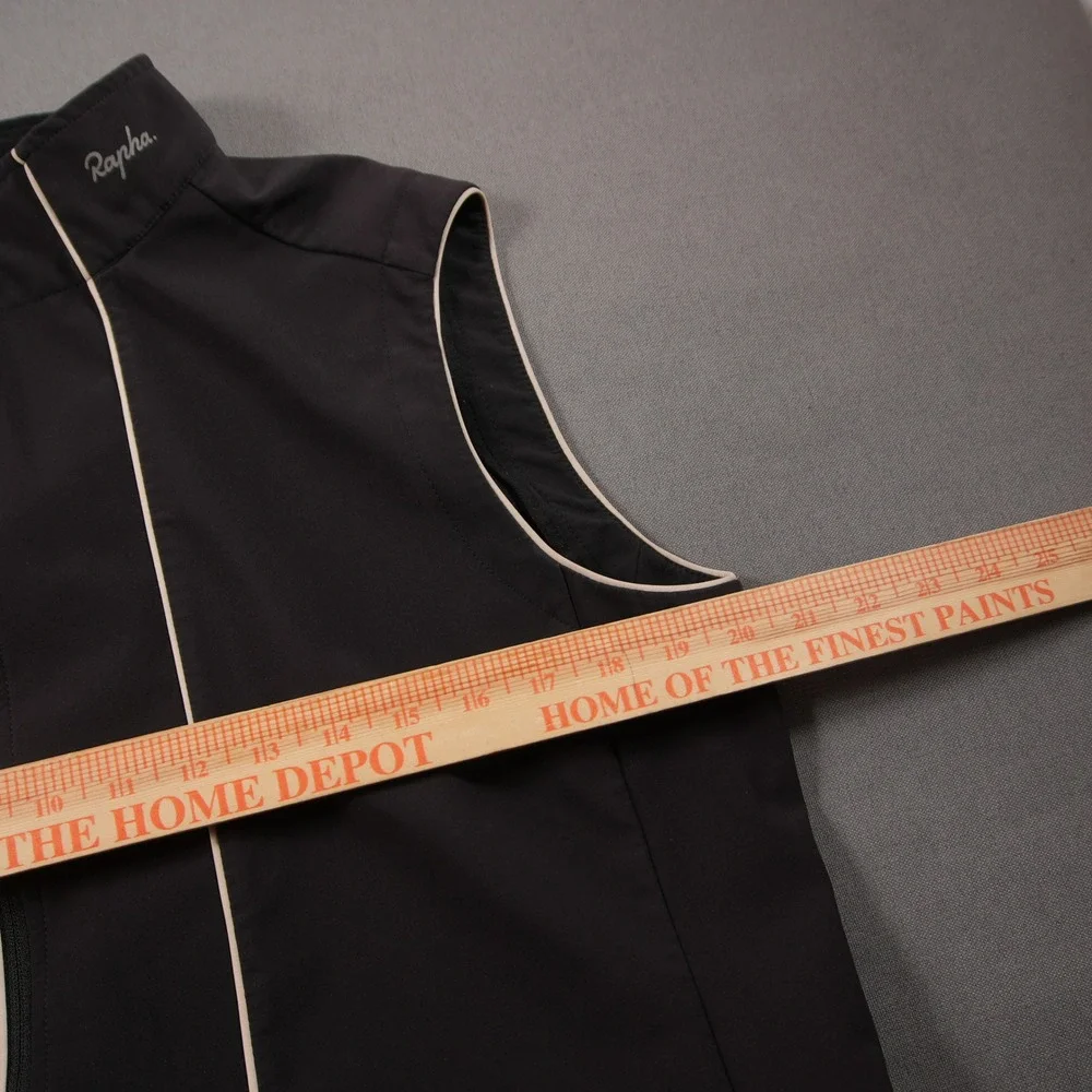 Rapha Full Zip Technical Cycling Men Vest L Black Performance